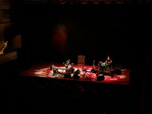 The Town Hall was almost completely sold out