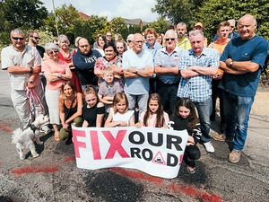 Supporting image for story: Danger as motorists drive on wrong side of Whitchurch road to avoid potholes
