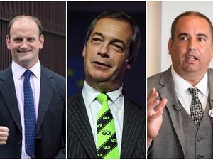 Supporting image for story: Nigel Farage 'suspects' Ukip will kick out MP Douglas Carswell as West Midlands MEP Bill Etheridge speaks out