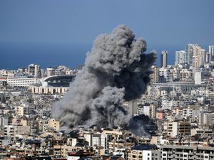 Supporting image for story: Israeli strikes kill 46 people in Gaza Strip and 33 in Lebanon, medics say