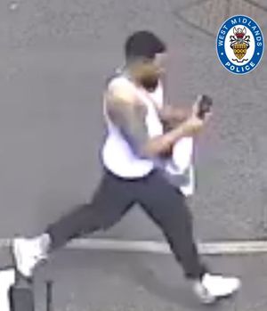 West Midlands Police have released this image of a man it said it wants to speak to. Photo: West Midlands Police