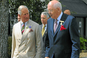 Prince Charles with David Lewis from the show