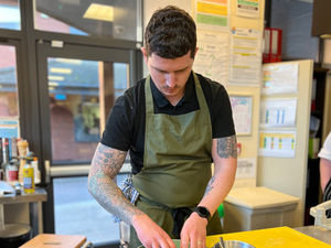 Supporting image for story: Masterclass helps students learn new cooking skills