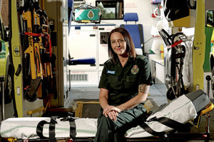 Paramedic Jo, who will feature in tonight's episode. 