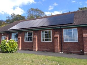 Supporting image for story: Memorial hall committee says solar panels are its contribution to tackling climate crisis