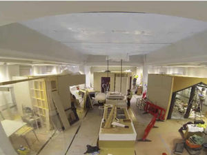 Supporting image for story: WATCH: Time-lapse video of the Staffordshire Hoard gallery construction