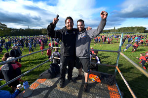 Ellesmere College coach Alex Murphy and Curtie Manford from the Movement Centre