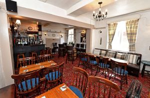 The pub has a simplistic and welcoming look