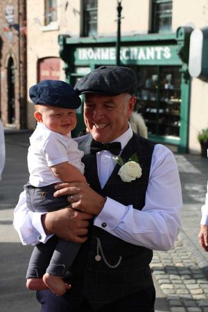Peaky Blinders-themed wedding at Telford's Blists Hill Victorian Town