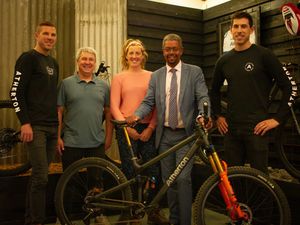 Supporting image for story: Biking champions' business success hailed by minister