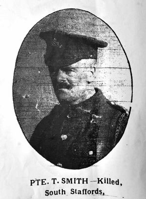 Private Tommy Smith in uniform