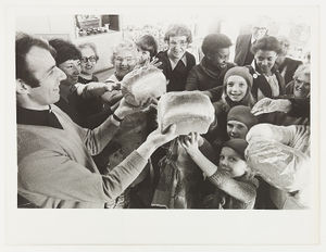 Youngsters were clamouring for home-made bread during the Christmas fair at St Michael and All Angels Church in Caldmore