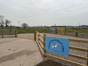 Oswestry Pooch Park opened its doors to the public on Monday (February 10). Photo: Neil Wilkinson
