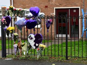 Supporting image for story: 'Love you cuz' - Tributes lay at scene of Wolverhampton shooting after man in his 30s left dead