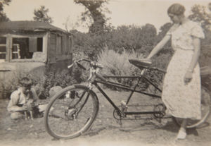 Mary with her tandem