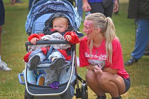We bet this child had an easy time in the run! It was great to see everyone get involved