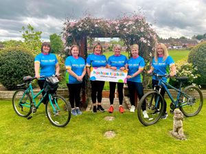 Supporting image for story: Friends set their sights on triathlon with a difference for children's hospice