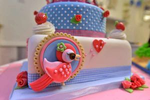 A cake at Funky Fairy Cake Stop in Bridgtown