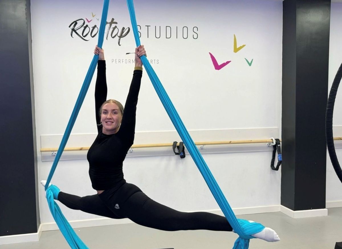 Rooftop Studios launches Aerial Hoop & Silks — a first for Stone Rooftop Studios launches Aerial Hoop & Silks — a first for Stone