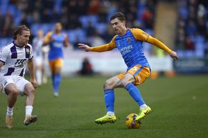 Josh Ruffels played centre back against Barnet