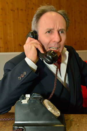 Richard Aston in character