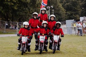The IMPS Motorcycle Display Team.