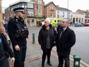 Supporting image for story: Police chief visits Newtown after violence