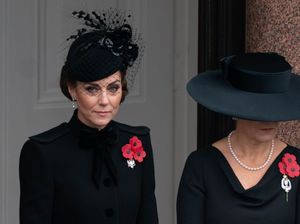 Supporting image for story: King leads nation’s tribute to war dead as Kate watches ceremony from balcony