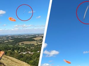 Supporting image for story: 'I spotted high-speed UFO in the West Midlands - after watching back a video of my dog'