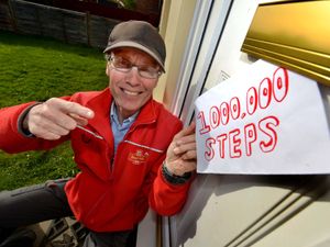 Supporting image for story: Postie David smashes one million steps target for charity