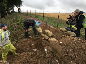 Supporting image for story: First World War site in France examined by Staffordshire University researches