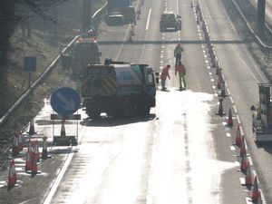 Supporting image for story: M6 shut for nine hours as man dies after being hit by lorry near Stafford