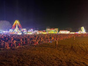 Huge crowds at the event. Photo: Donnington Bonfire.
