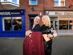 Supporting image for story: Husband and wife work next door to each other in Wolverhampton shops