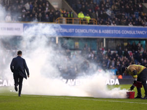 Supporting image for story: Flares thrown and reports of seats ripped out in West Brom end during Millwall defeat