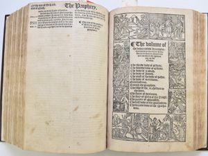 Supporting image for story: Rare 16th century 'Matthew Bible’ could fetch £5,000 at Shrewsbury auction  
