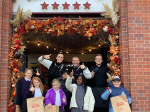 Supporting image for story: Flipping great fun as Shrewsbury school kids make their own burgers in careers week trip