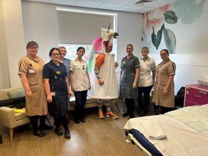 Adam was raising funds for the Dudley Group NHS Charity, for Russells Hall's Baby Loss and Bereavement department.
