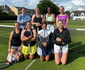The Shropshire women's team at the 2024 County Cup
