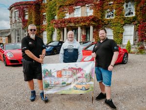 Supporting image for story: Porsche enthusiasts gather at historic Staffordshire building to showcase rare cars