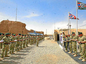 Supporting image for story: Shropshire regiment is ready for its support role in Afghanistan