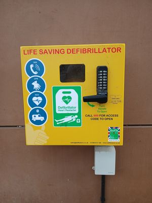 Wall mounted Defibrillator Box