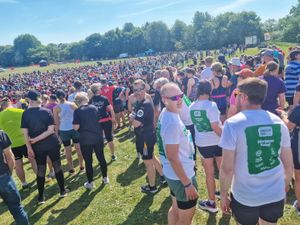More than 1,300 runners took part in the race. 