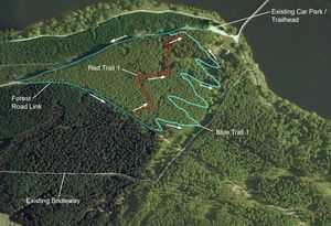 The proposed new trails