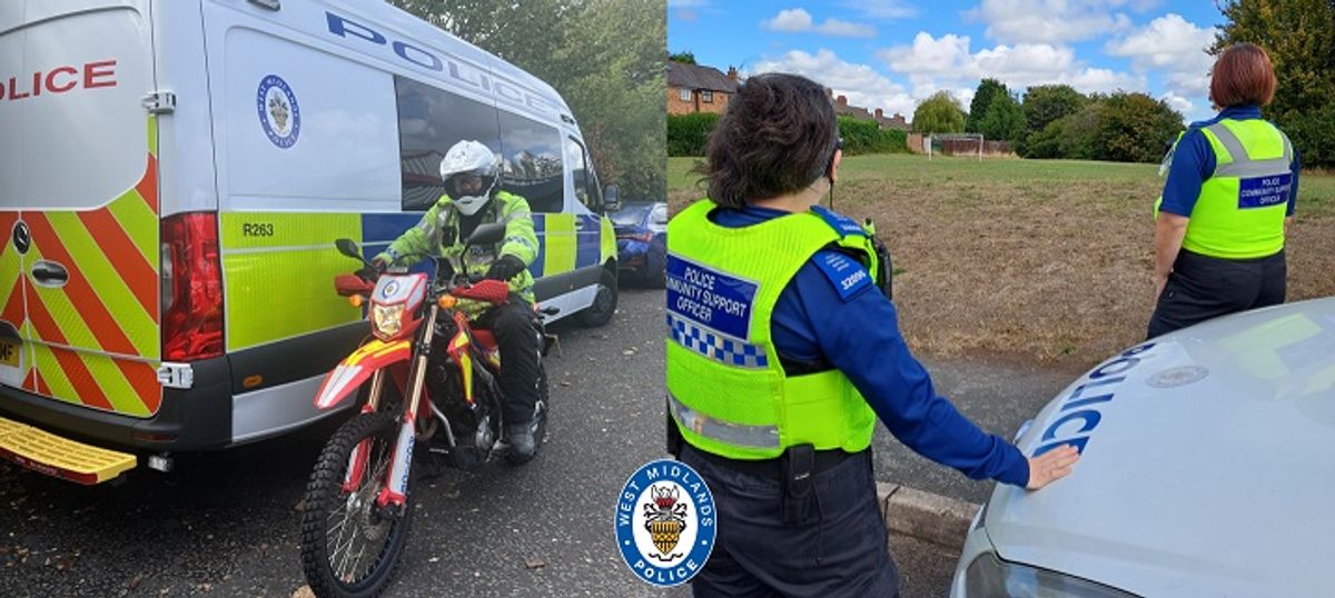 Off road bike seized and man arrested as police crackdown on Dudley anti-social behaviour