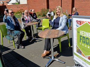 Supporting image for story: Staffordshire shoppers toast new outdoor food court