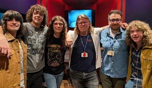 JAYLER with Lichfield College music tutors Dan Gallagher and Geoff Hornsby