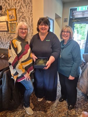 Michelle Stokes with Dawn Keeley and Joy Hewitt