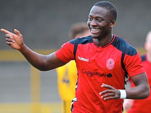 Supporting image for story: Two for Dan Udoh to be
a record breaker for AFC Telford