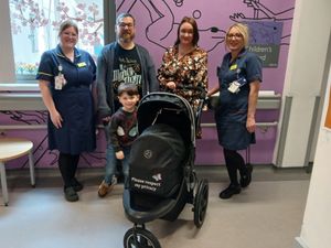 Supporting image for story: Privacy Pram donated to Telford hospital's Ward 10 in memory of Luna-Seren